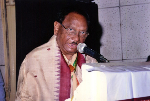 Dr. Giridhar Gamang, Chief Minister of Orissa, Delivering Lecture
