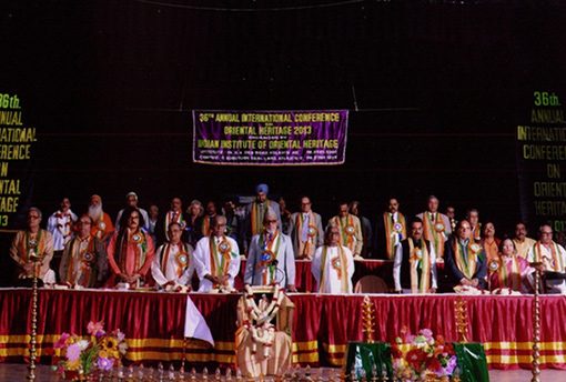 A section of Dignitaries standing on the dais-4