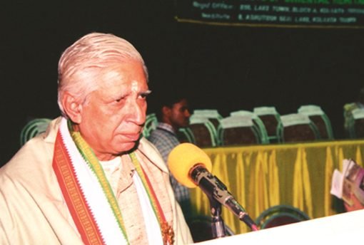Speech by Shri Ashoke Kr. Bandyopadyay (Panchtirtha), a great Sanskrit Scholar.